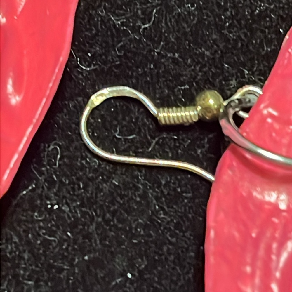 Handcrafted Pink Statement Earrings - image 7